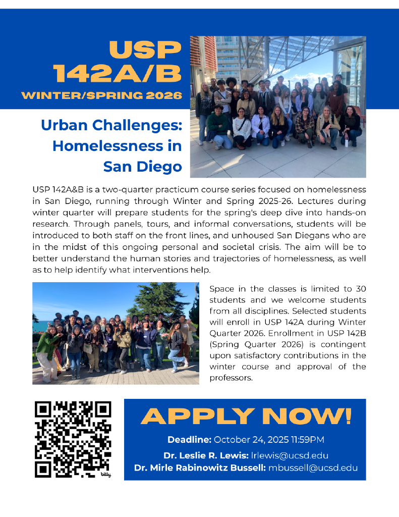 USP 142 Course Flyer